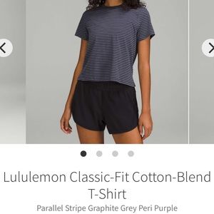 lululemon cotton blend tee